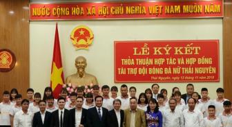 Sau bóng đá Nam bầu Hiển giải cứu CLB nữ Thái Nguyên